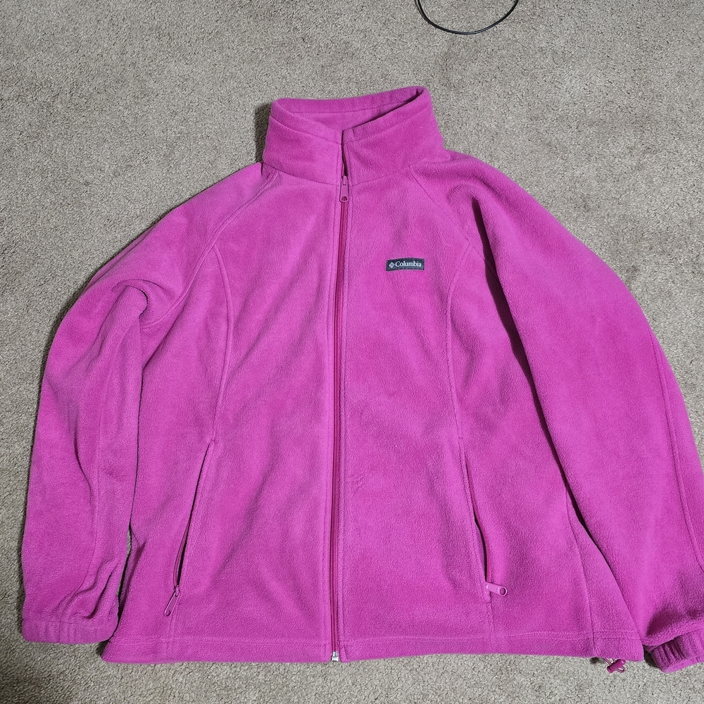 Columbia Vibrant Pink Fleece Jacket